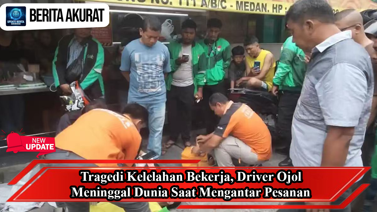 Tragedi Kelelahan Bekerja, Driver Ojol Meninggal Dunia Saat Mengantar Pesanan
