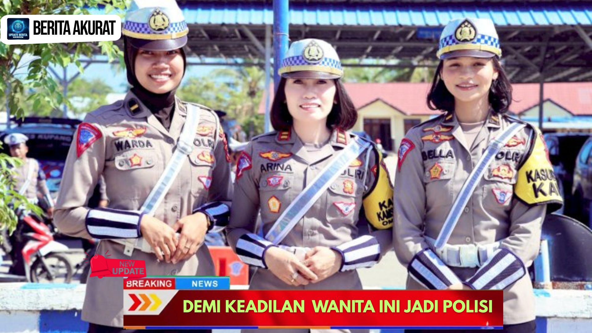 Demi Keadilan, Wanita Ini Jadi Polisi