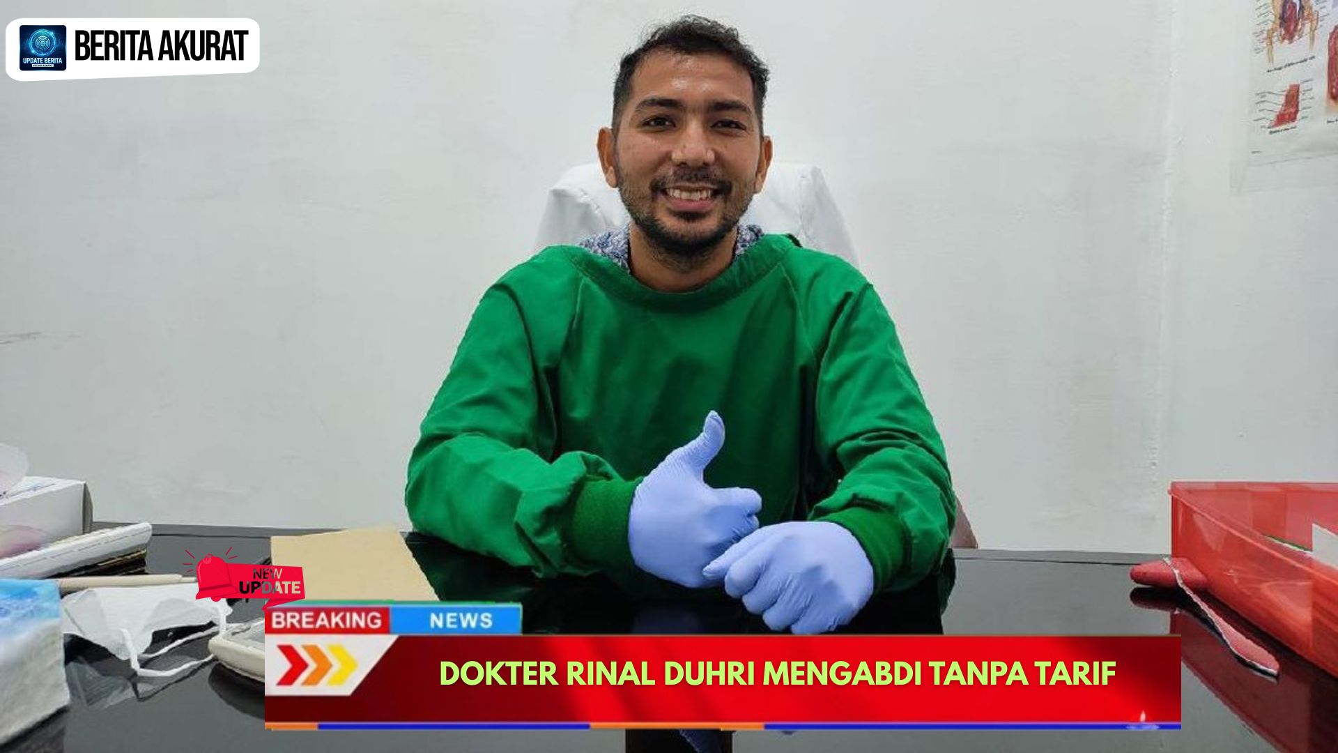 Dokter Rinal Duhri Mengabdi Tanpa Tarif