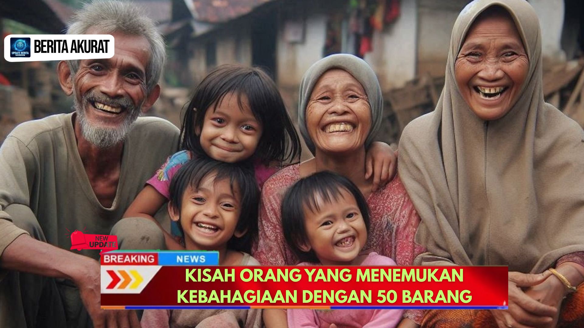 Kisah Orang yang Menemukan Kebahagiaan Dengan 50 Barang