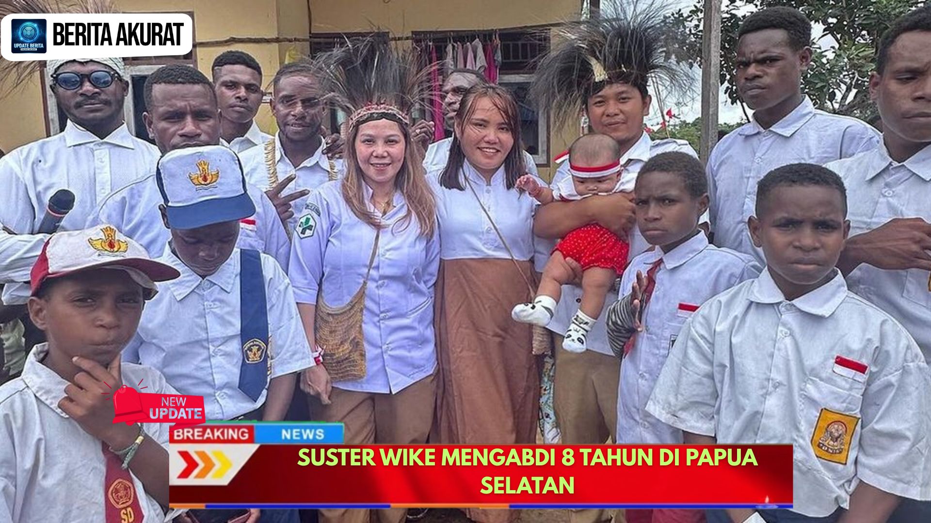 Suster Wike Mengabdi 8 Tahun di Papua Selatan