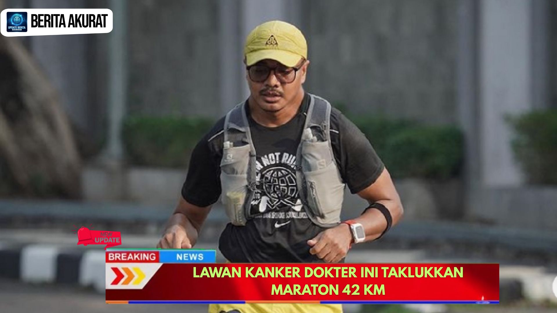 Lawan Kanker Dokter Ini Taklukkan Maraton 42 KM
