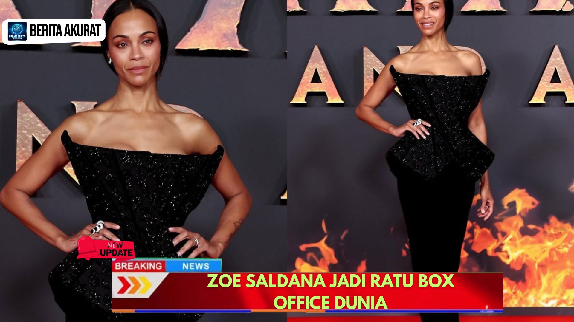 Zoe Saldana Jadi Ratu Box Office Dunia