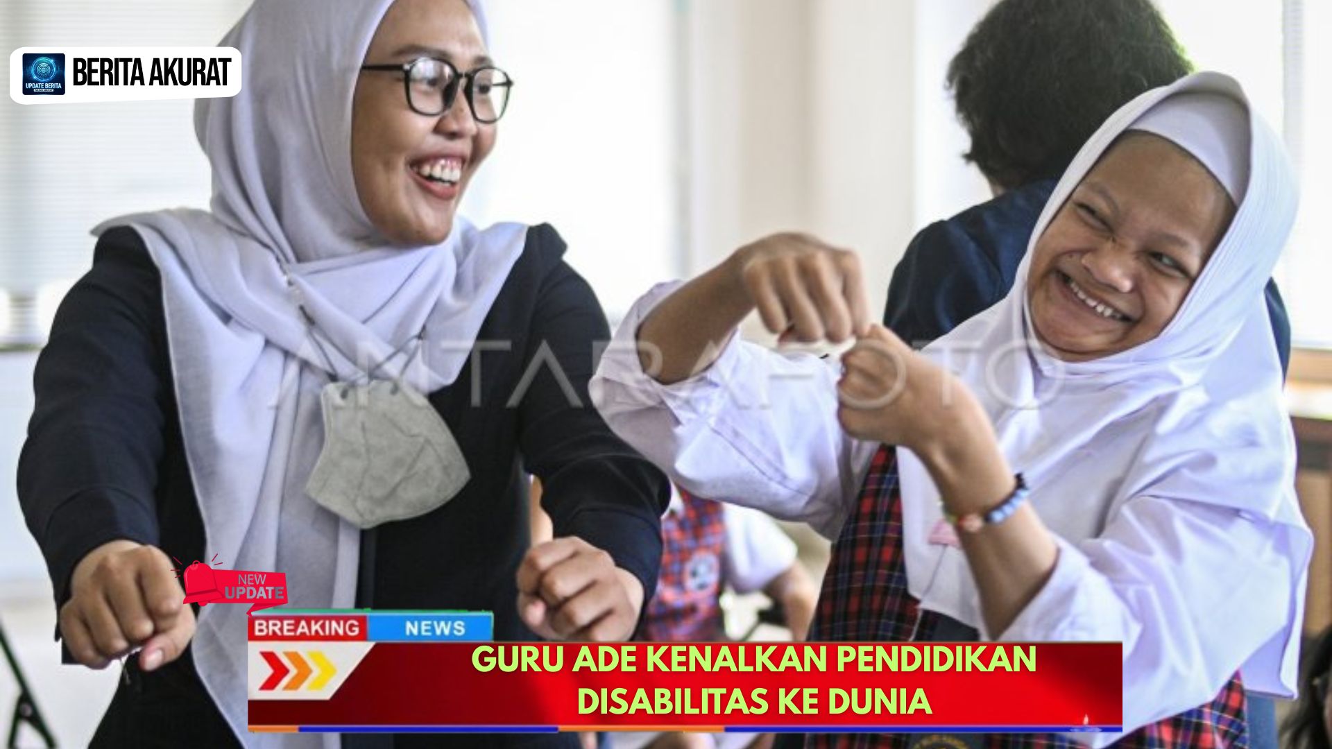 Guru Ade Kenalkan Pendidikan Disabilitas ke Dunia