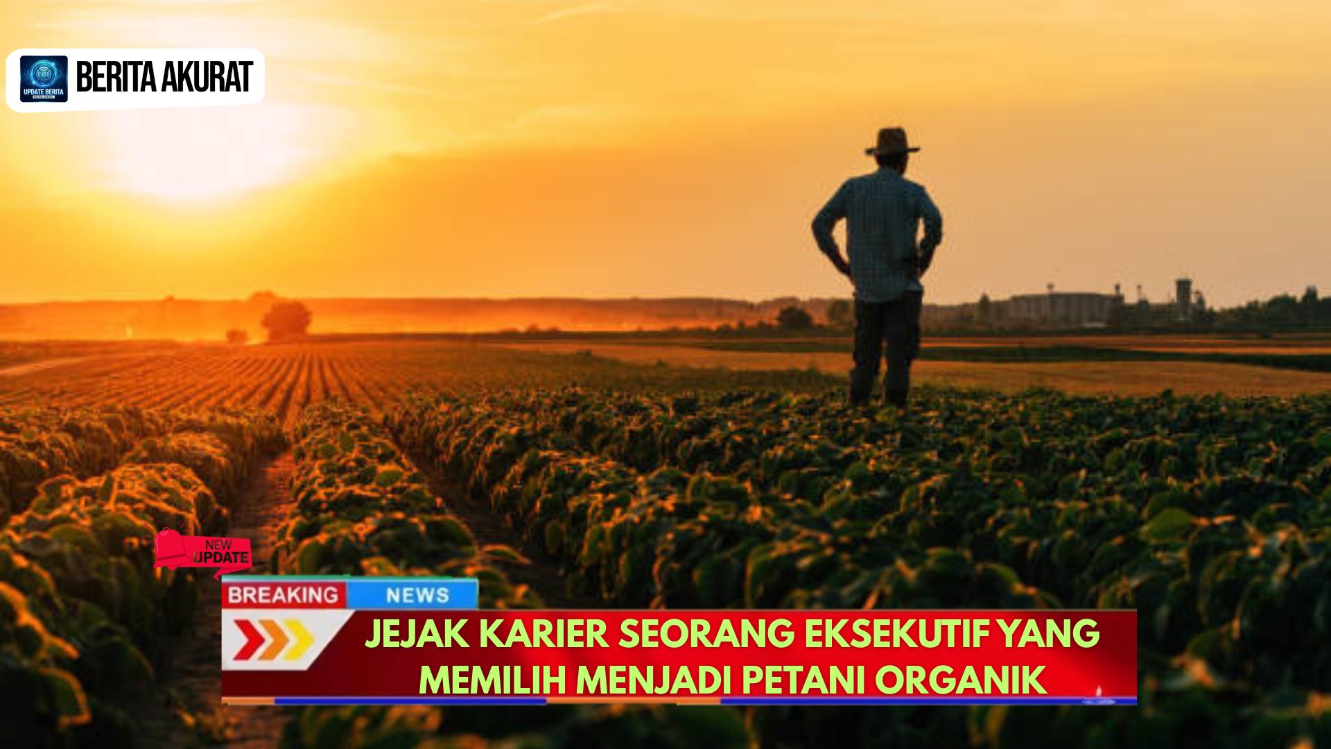 Jejak Karier Seorang Eksekutif yang Memilih Menjadi Petani Organik