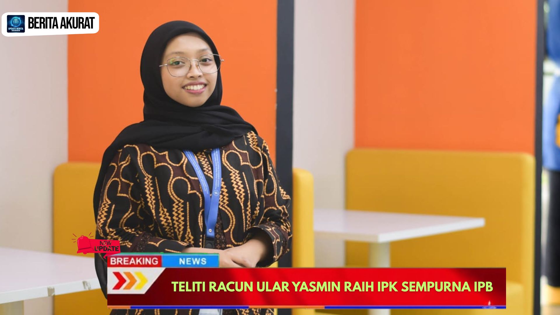 Teliti Racun Ular Yasmin Raih IPK Sempurna IPB