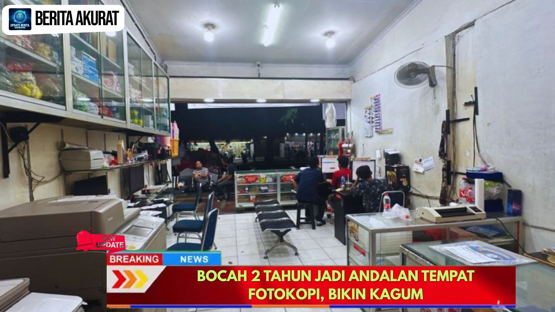 Bocah 2 Tahun Jadi Andalan Tempat Fotokopi, Bikin Kagum
