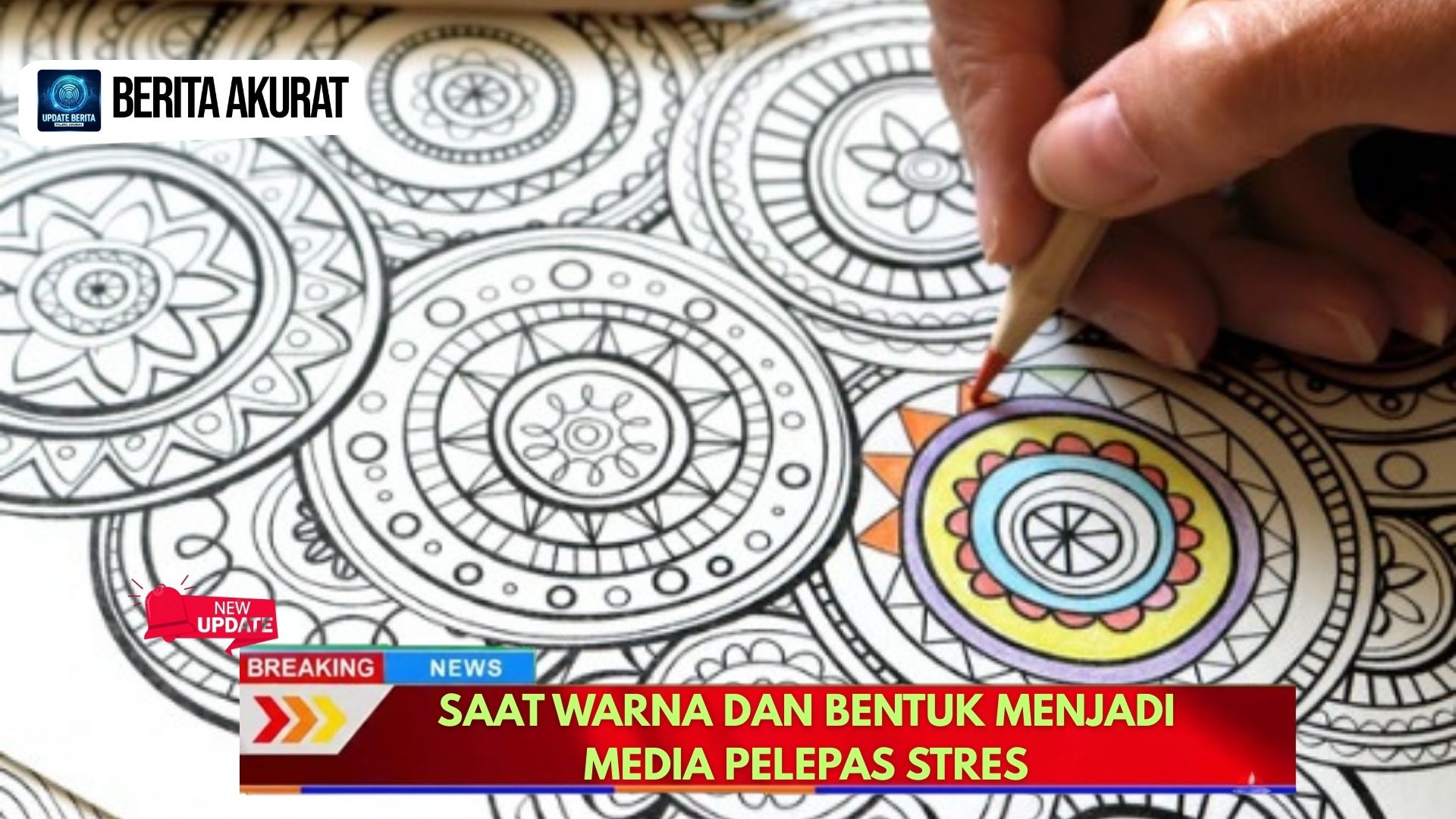 Saat Warna dan Bentuk Menjadi Media Pelepas Stres