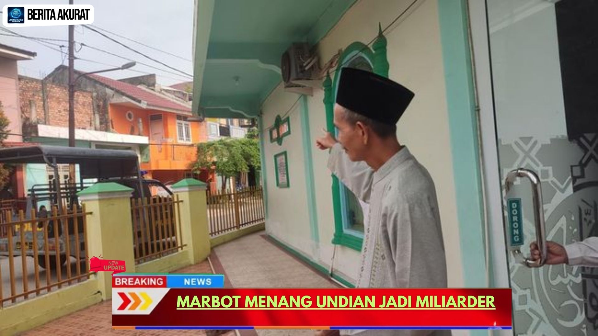 Marbot Menang Undian Jadi Miliarder