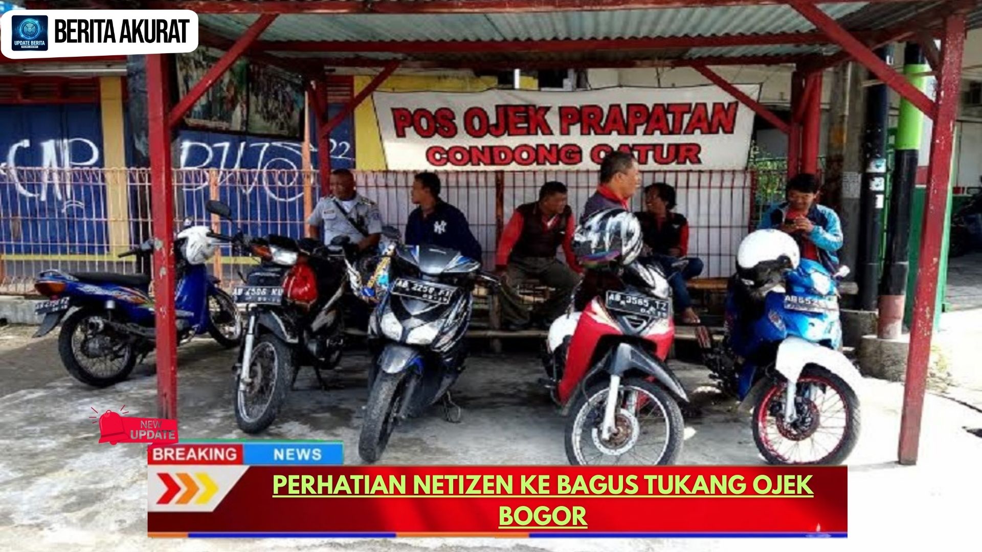 Perhatian Netizen ke Bagus Tukang Ojek Bogor