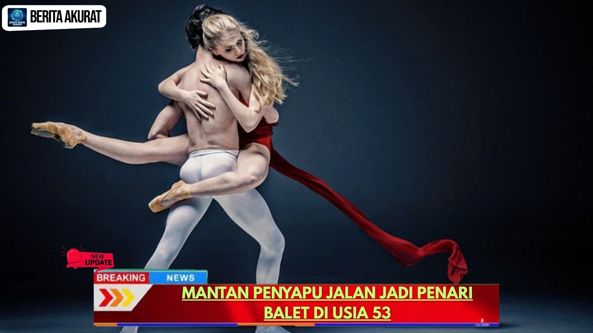 Mantan Penyapu Jalan Jadi Penari Balet di Usia 53