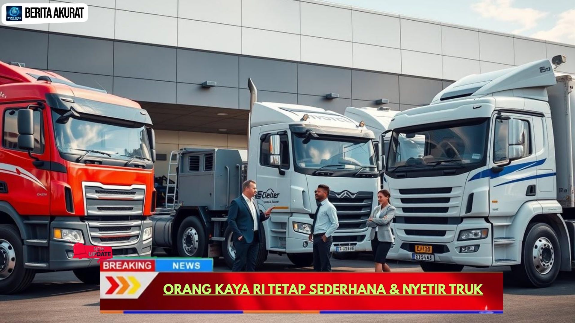 Orang Kaya RI Tetap Sederhana & Nyetir Truk