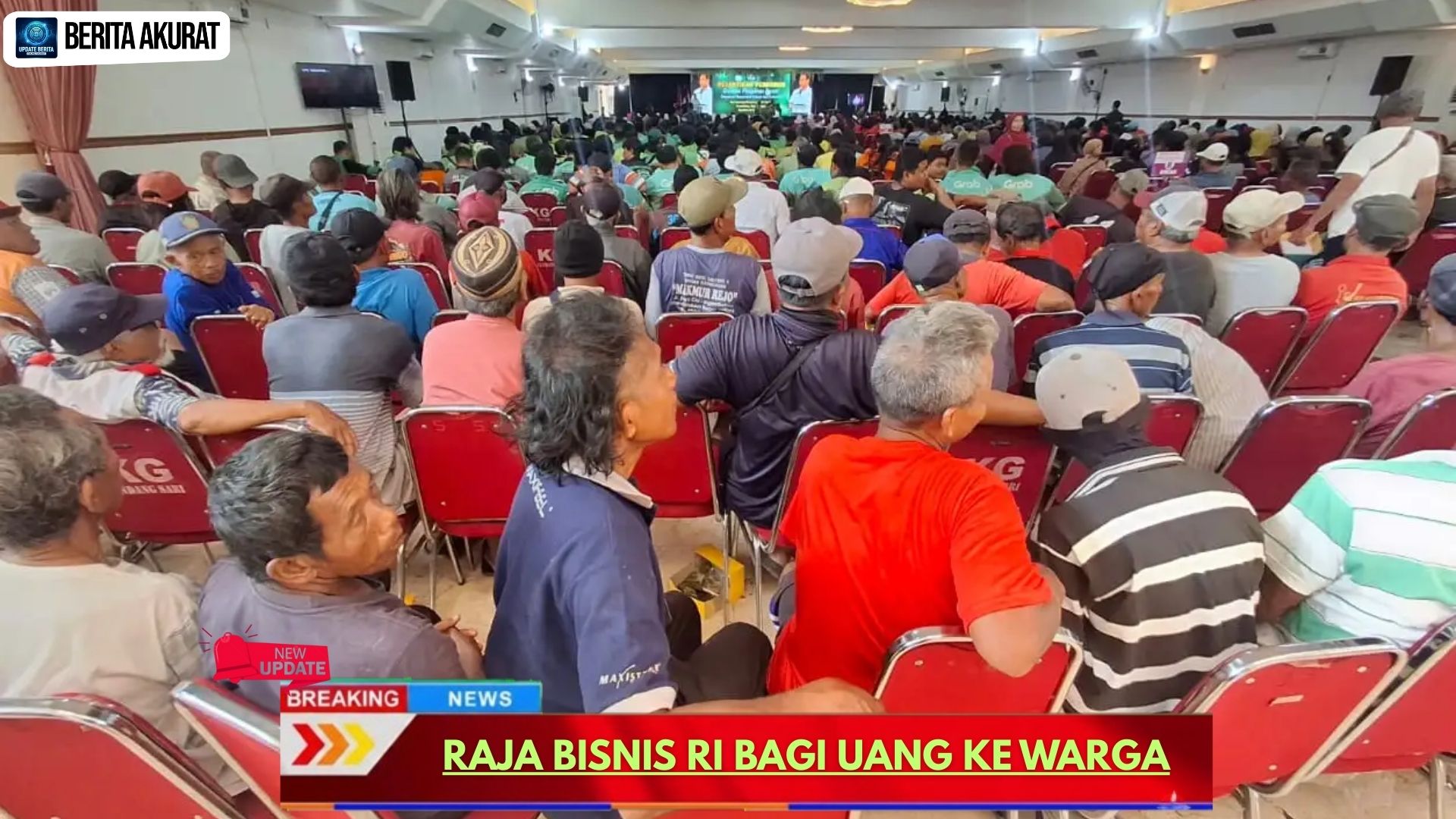 Raja Bisnis RI Bagi Uang ke Warga