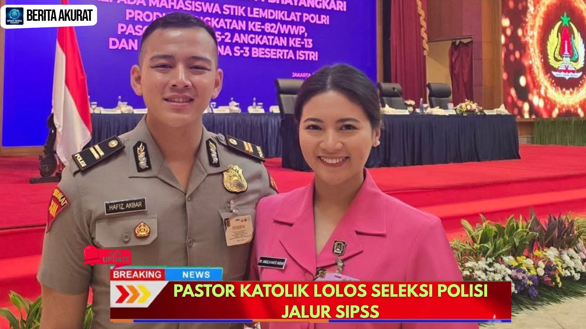 Pastor Katolik Lolos Seleksi Polisi Jalur SIPSS
