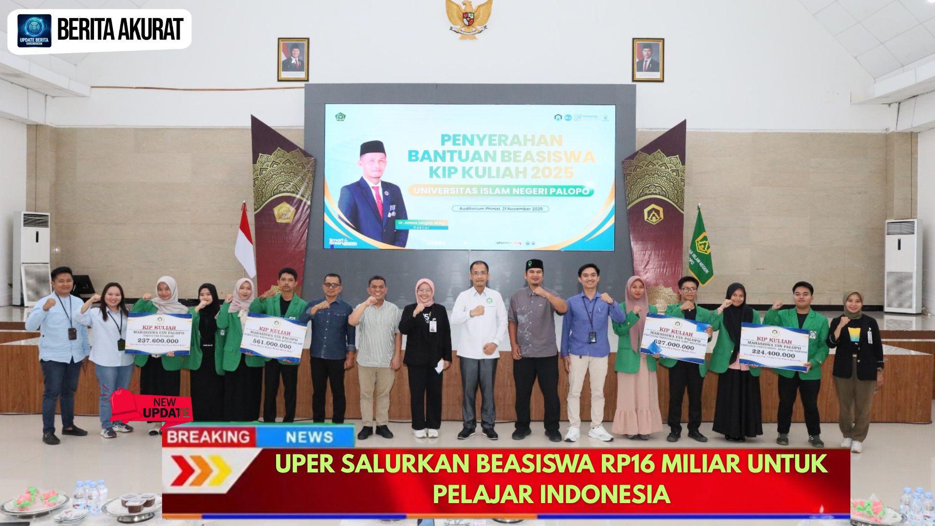 UPER Salurkan Beasiswa Rp16 Miliar untuk Pelajar Indonesia