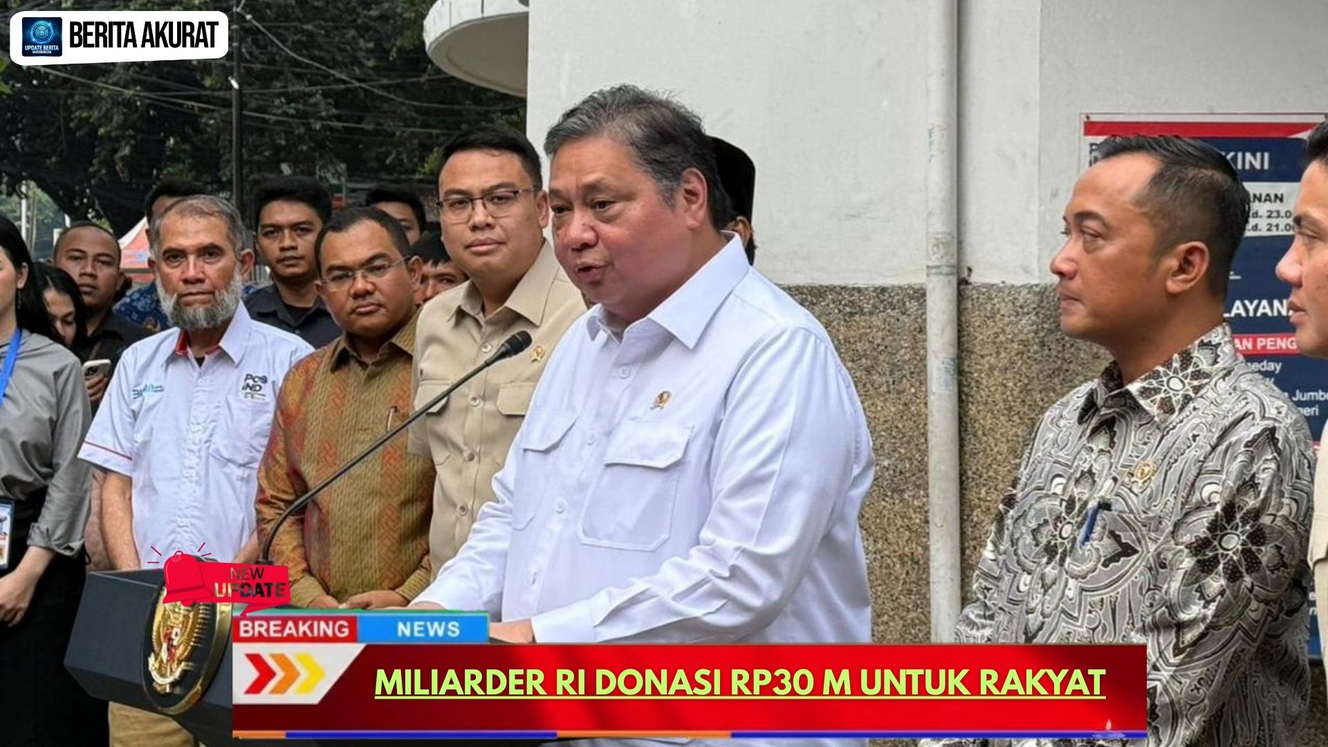 Miliarder RI Donasi Rp30 M untuk Rakyat