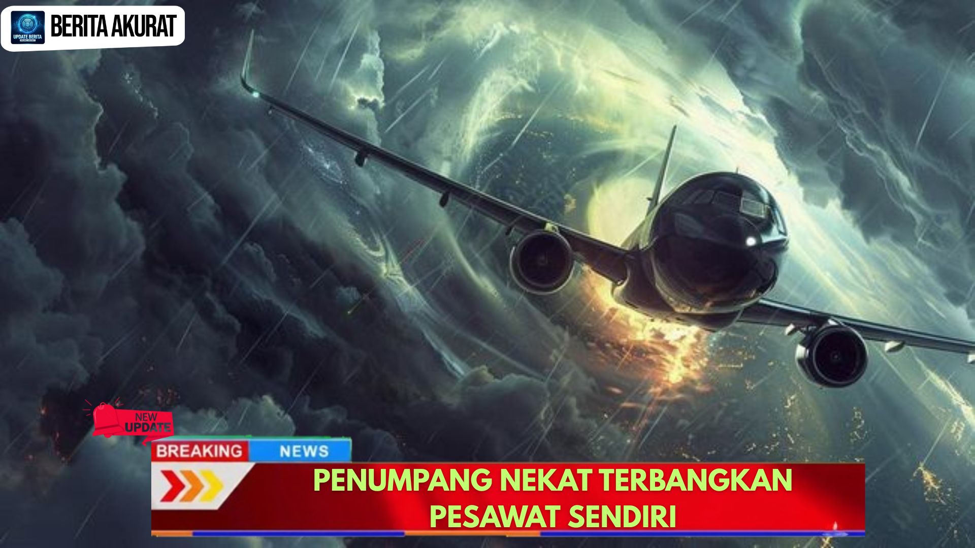 Penumpang Nekat Terbangkan Pesawat Sendiri