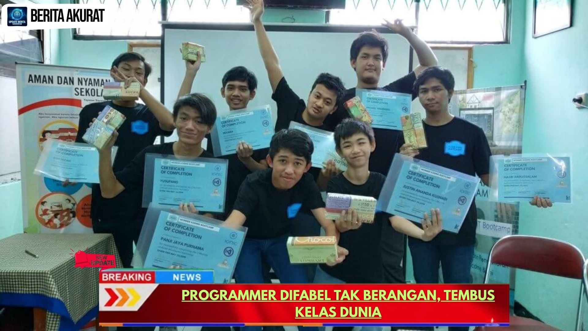Programmer Difabel Tak Berangan, Tembus Kelas Dunia