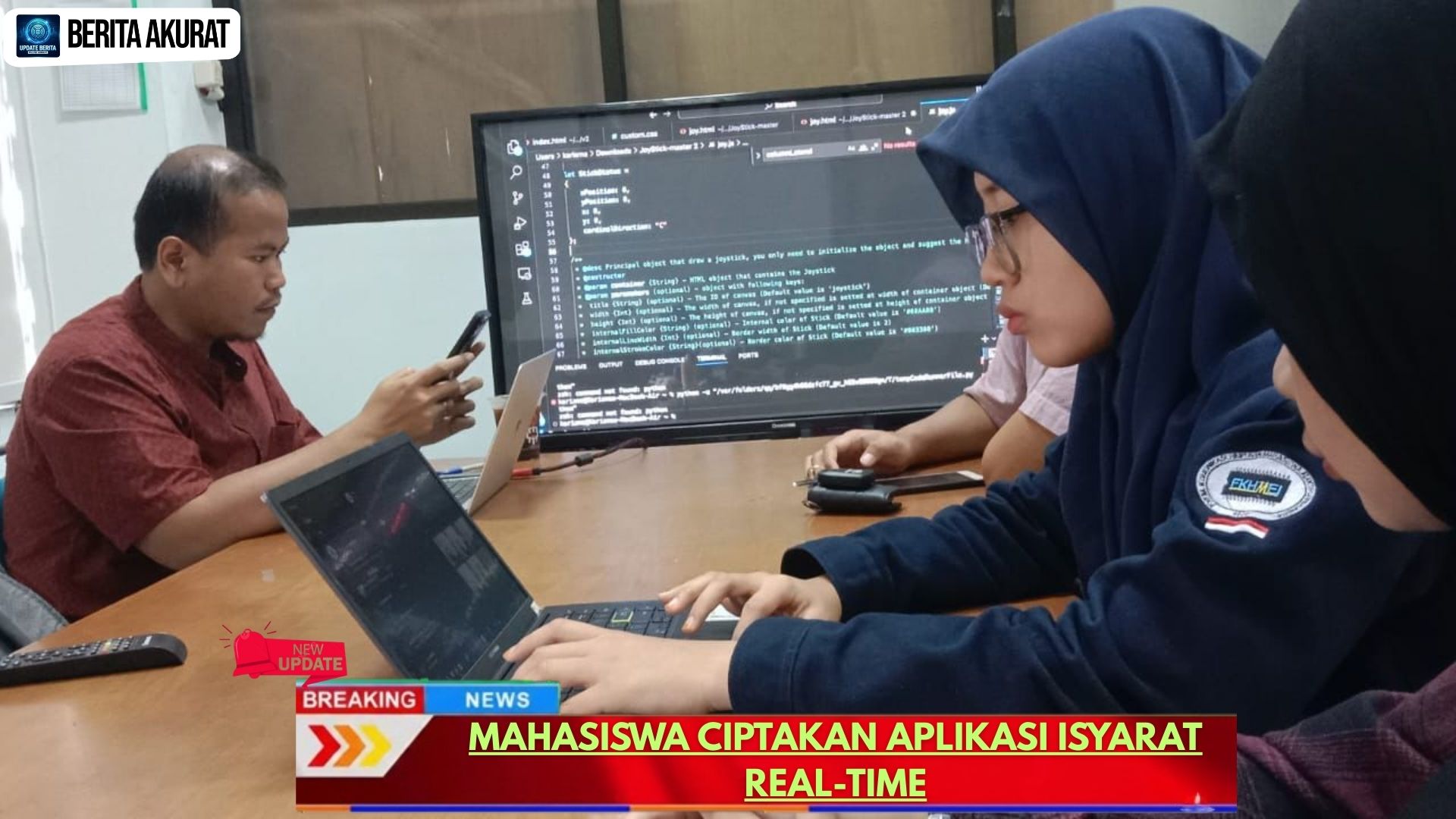 Mahasiswa Ciptakan Aplikasi Isyarat Real-Time