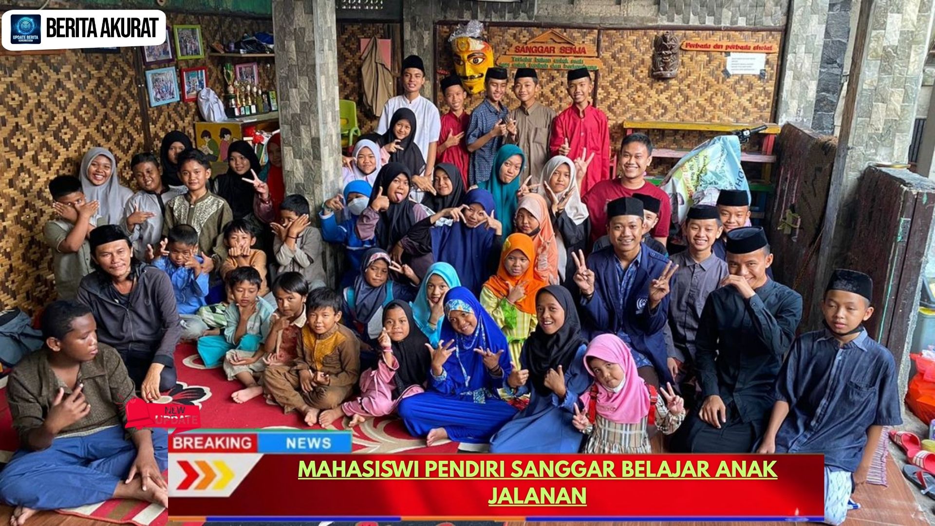 Mahasiswi Pendiri Sanggar Belajar Anak Jalanan
