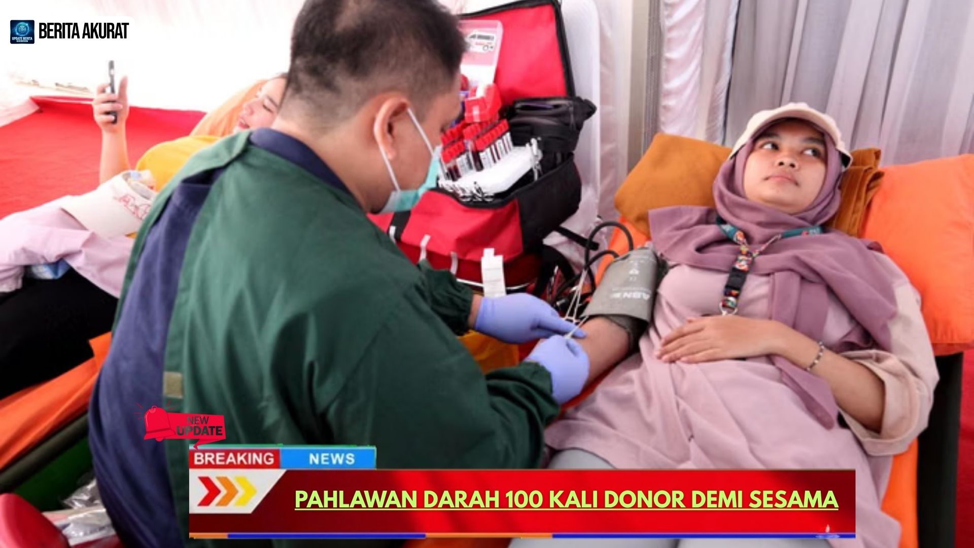 Pahlawan Darah 100 Kali Donor Demi Sesama