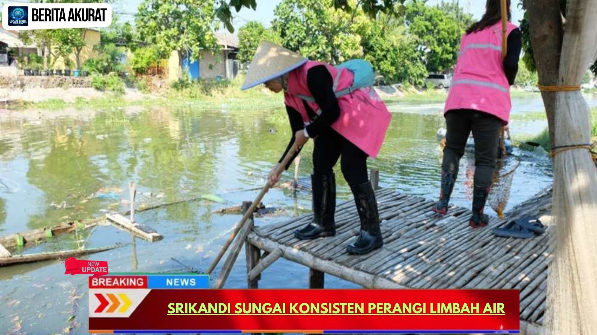 Srikandi Sungai Konsisten Perangi Limbah Air