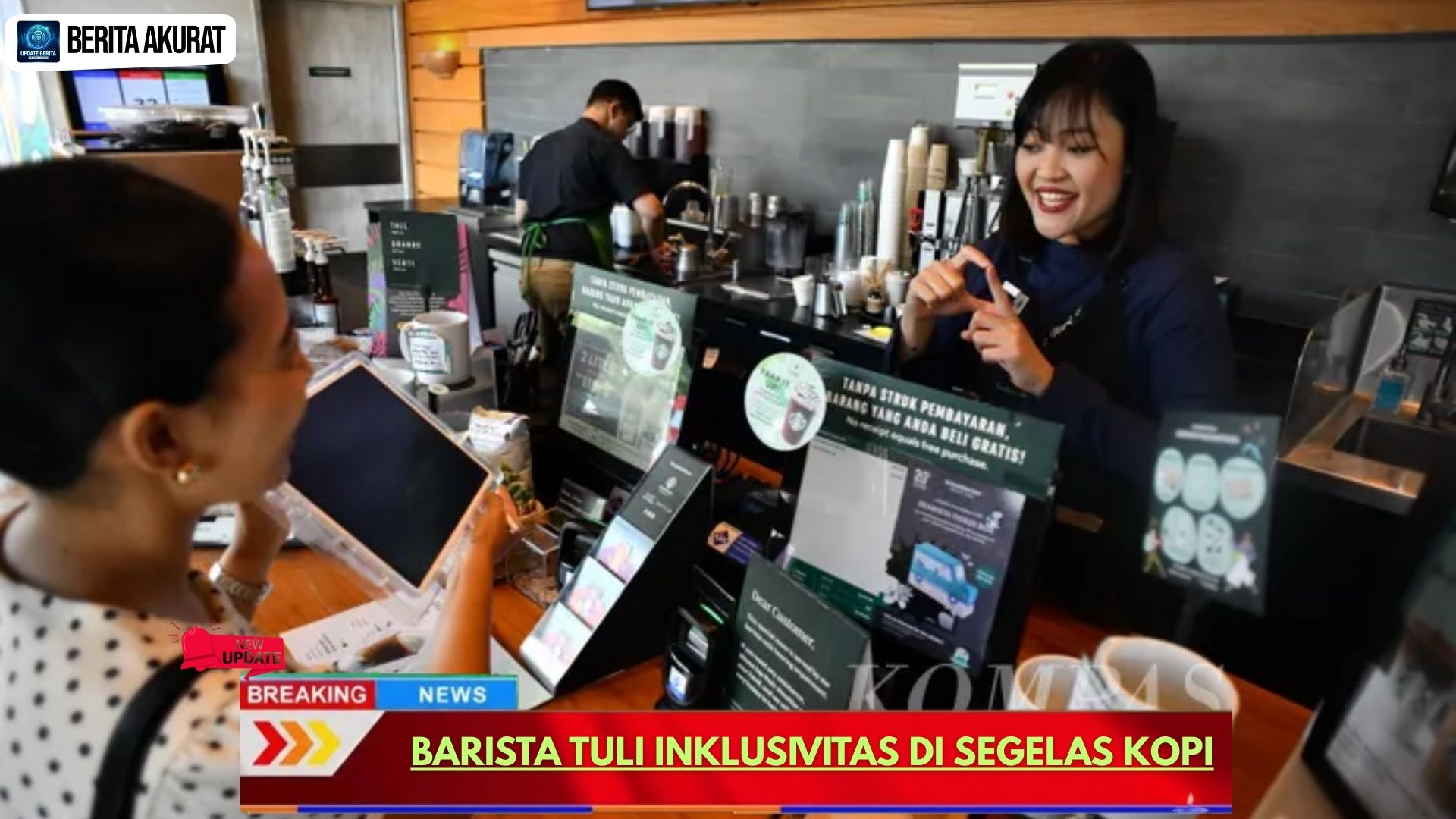 Barista Tuli Inklusivitas di Segelas Kopi