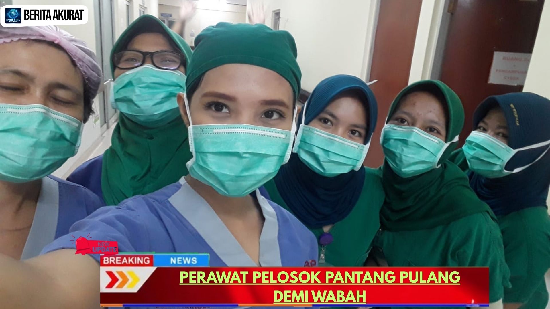 Perawat Pelosok Pantang Pulang Demi Wabah