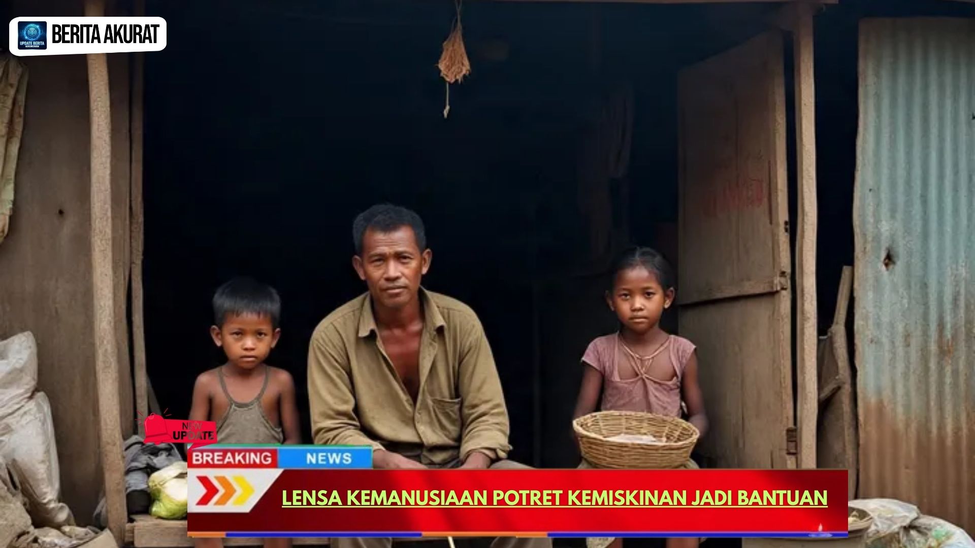 Lensa Kemanusiaan Potret Kemiskinan Jadi Bantuan