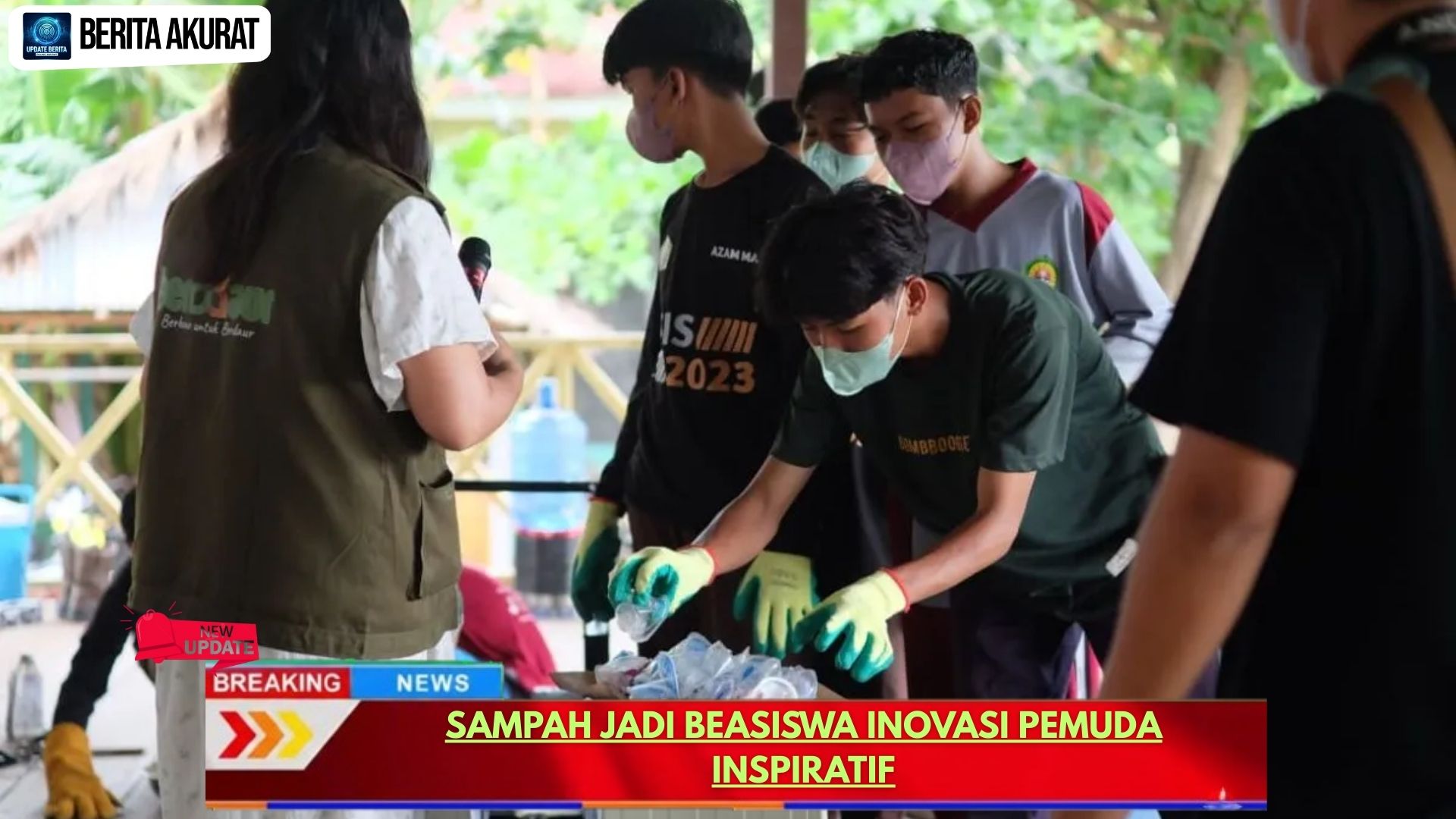 Sampah Jadi Beasiswa Inovasi Pemuda Inspiratif